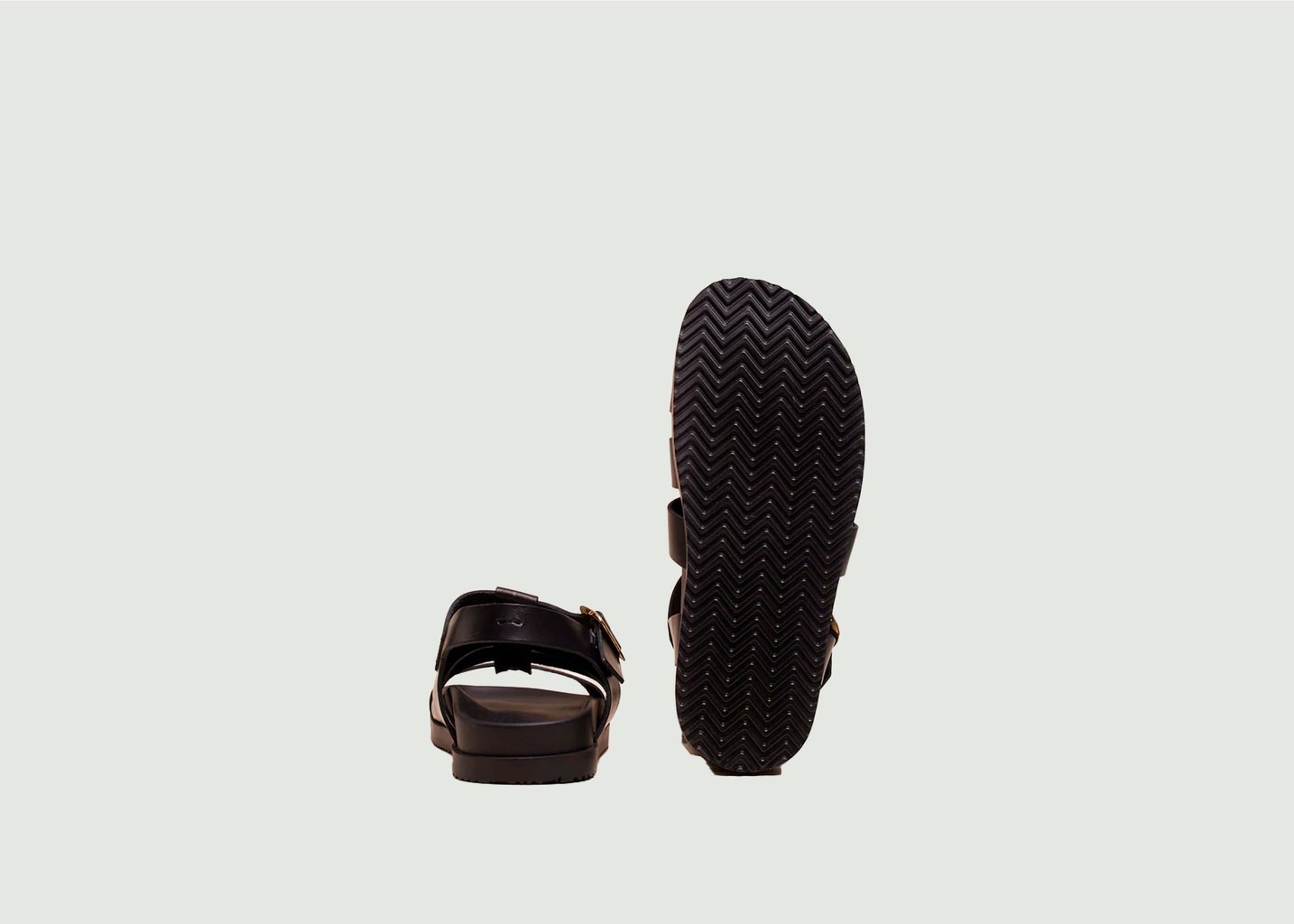 L'exception Sandales Scarlett Noir Odaje Ex M.Moustache