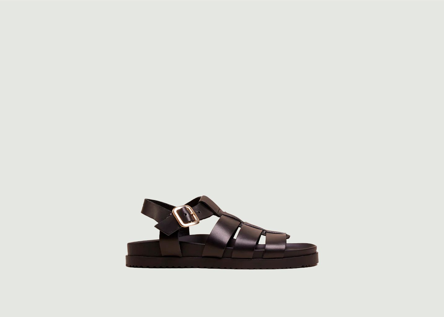 l'exception Sandales Scarlett Noir Odaje ex M.Moustache