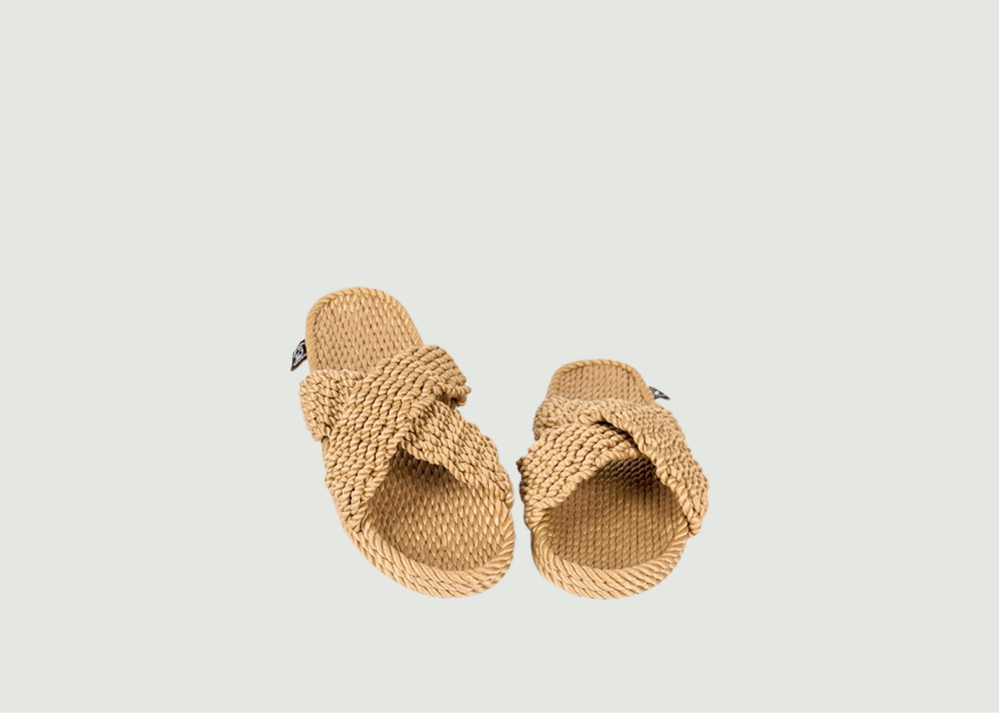 l'exception Sandales slide Beige Nomadic State of mind