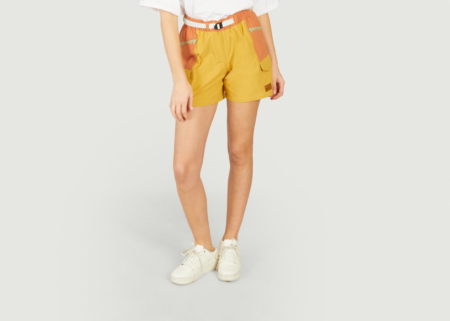 L'exception Short Ceinturé Décontracté En Toile Orange Patagonia