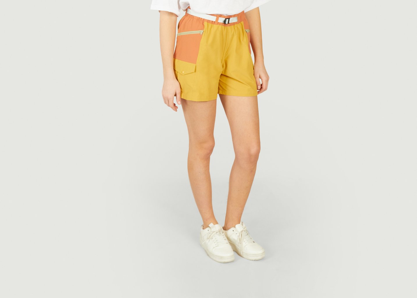 L'exception Short Ceinturé Décontracté En Toile Orange Patagonia
