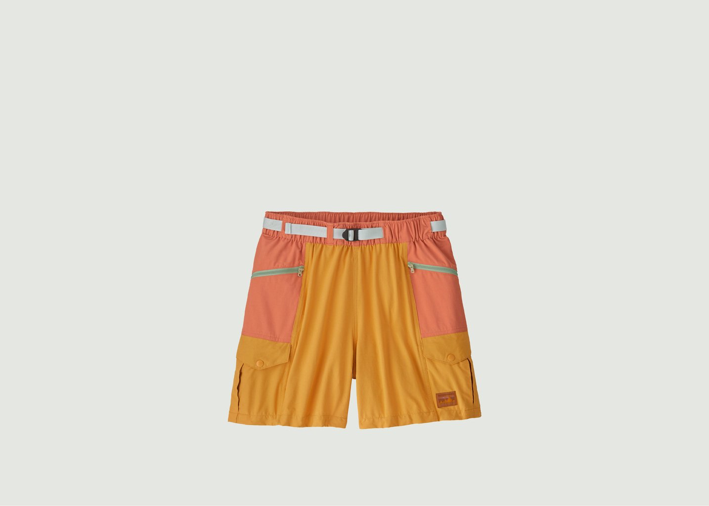 l'exception Short ceinturé décontracté en toile Orange Patagonia