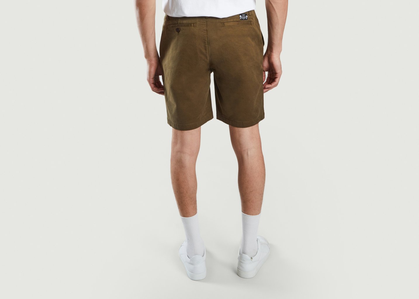 L'exception Short Chino 5 Poches Khaki Cuisse De Grenouille