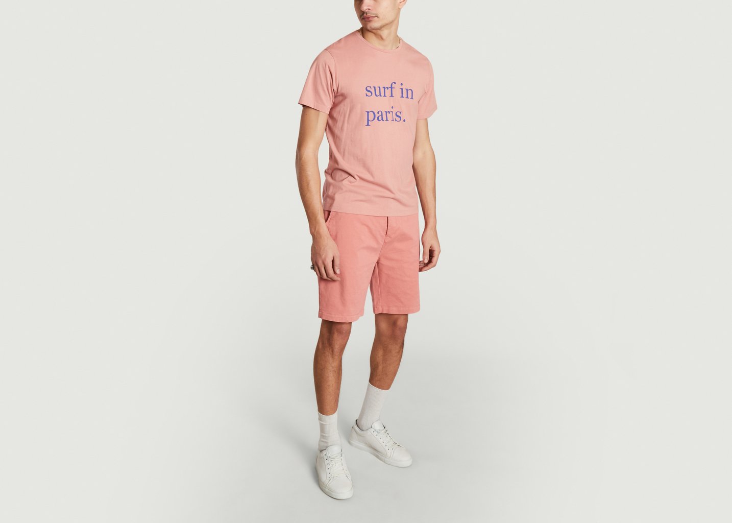 L'exception Short Chino 5 Poches Rose Cuisse De Grenouille