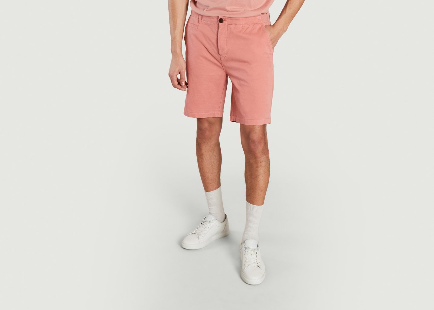 l'exception Short Chino 5 poches Rose Cuisse de Grenouille