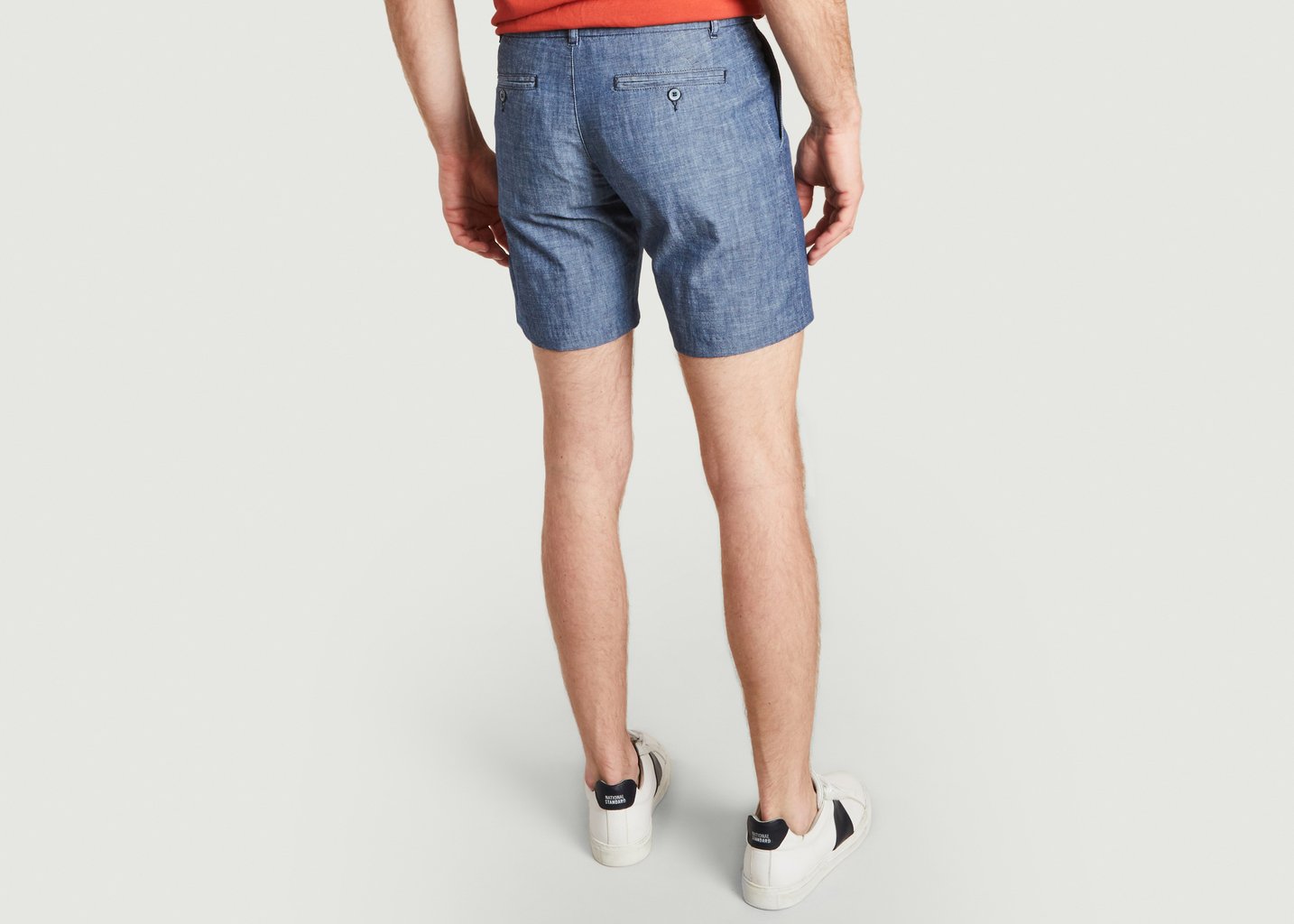 L'exception Short City En Coton Denim JagVi Rive Gauche