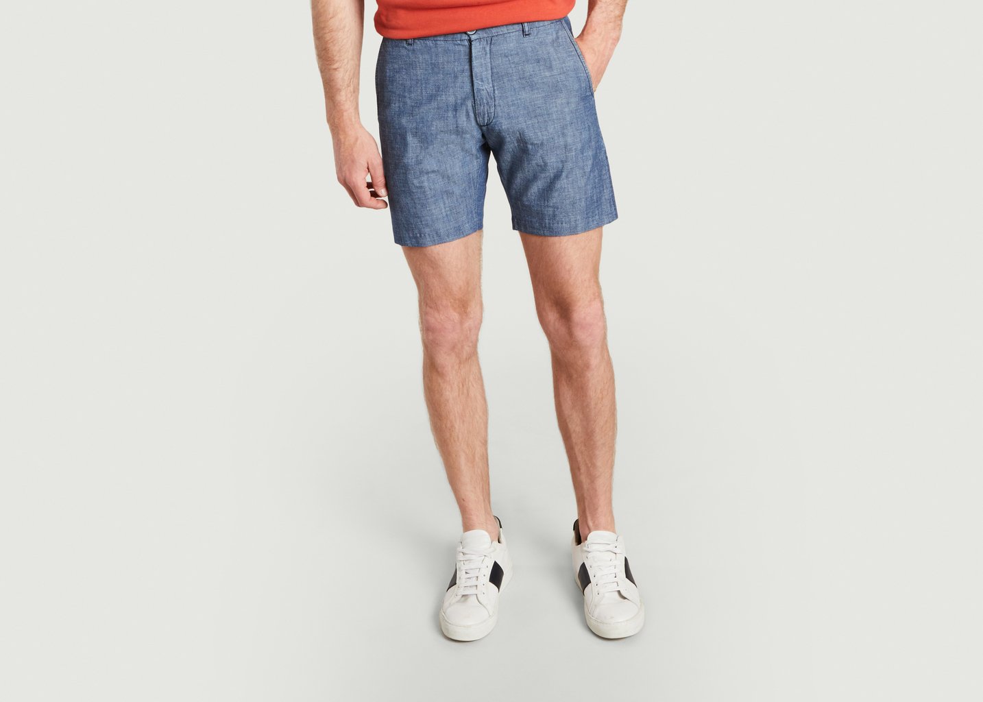 l'exception Short City en coton Denim JagVi Rive Gauche