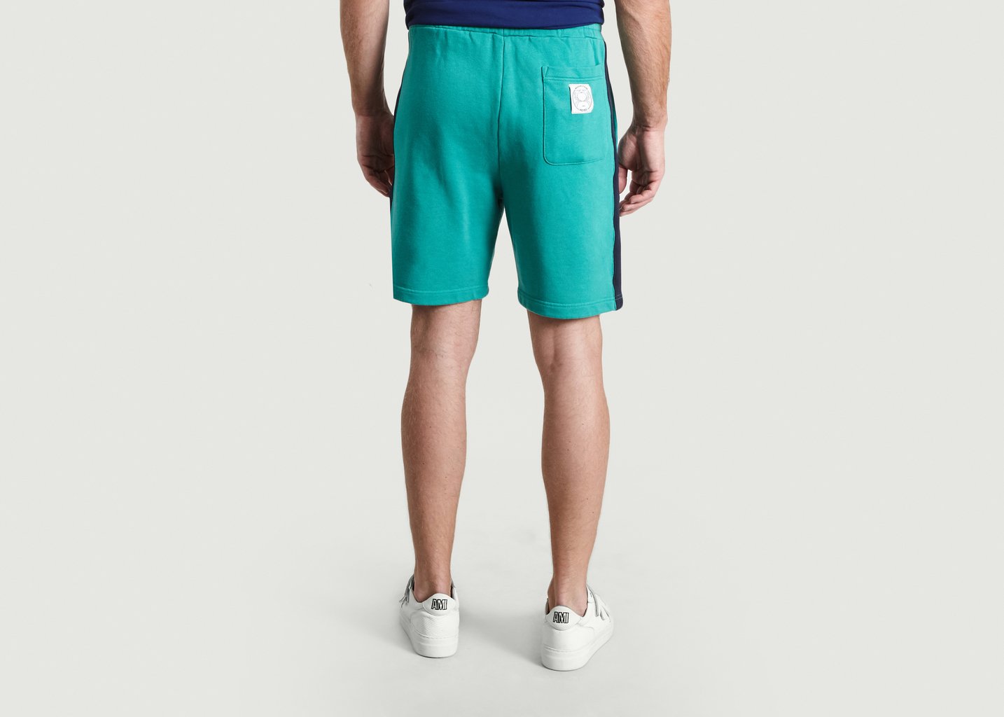 L'exception Short Color Block Menthe Maison Kitsuné