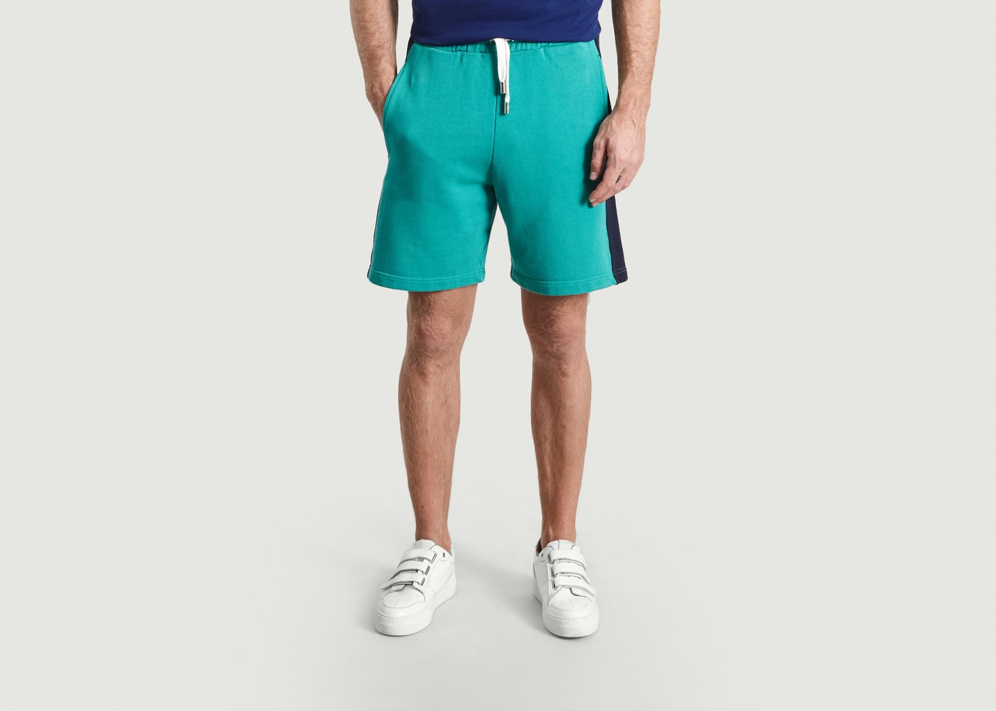 l'exception Short Color Block Menthe Maison Kitsuné