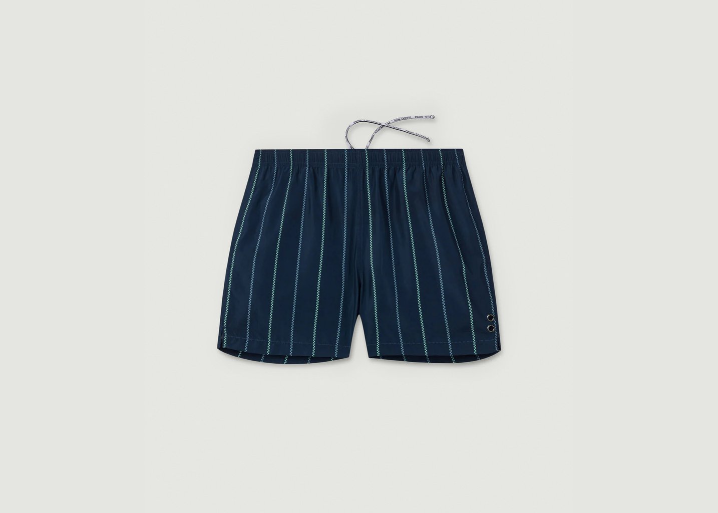 L'exception Short De Bain à Rayures Nordiques Bleu Marine Ron Dorff