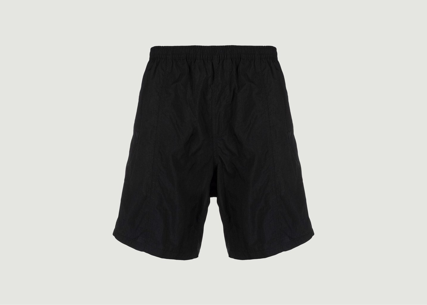 l'exception Short de bain Ami de Cœur en toile de nylon recyclée Noir AMI Paris