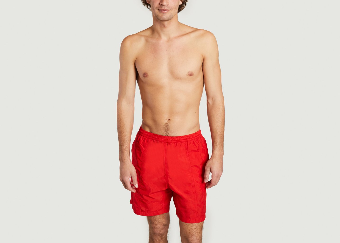 L'exception Short De Bain Ami De Coeur Rouge AMI Paris