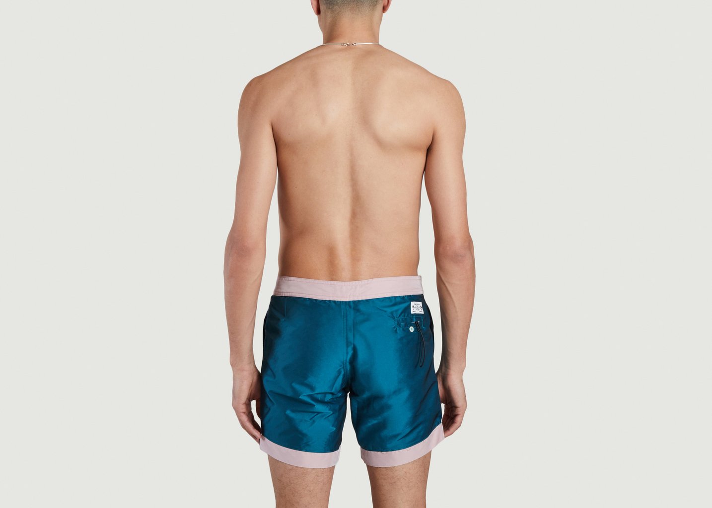 L'exception Short De Bain Bicolore Bleu Pétrole Cuisse De Grenouille