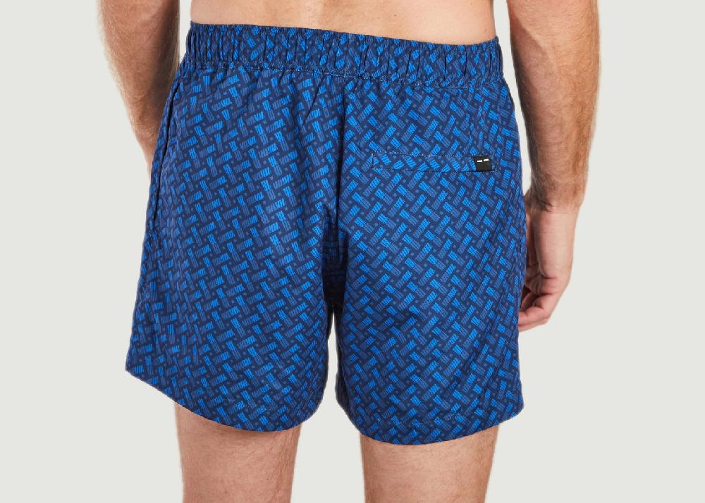 L'exception Short De Bain En Toile Recyclée Mason Bleu Samsoe & Samsoe