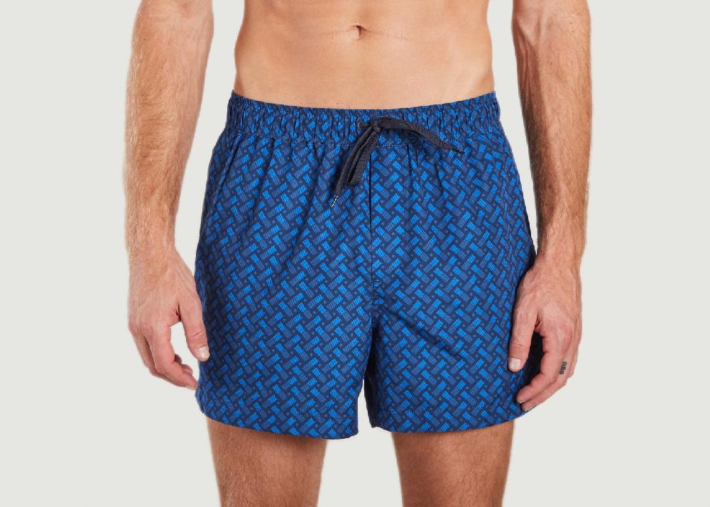 l'exception Short de bain en toile recyclée Mason Bleu Samsoe & Samsoe