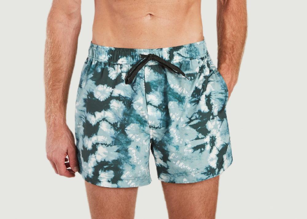 l'exception Short de bain en toile recyclée Mason Turquoise Samsoe & Samsoe