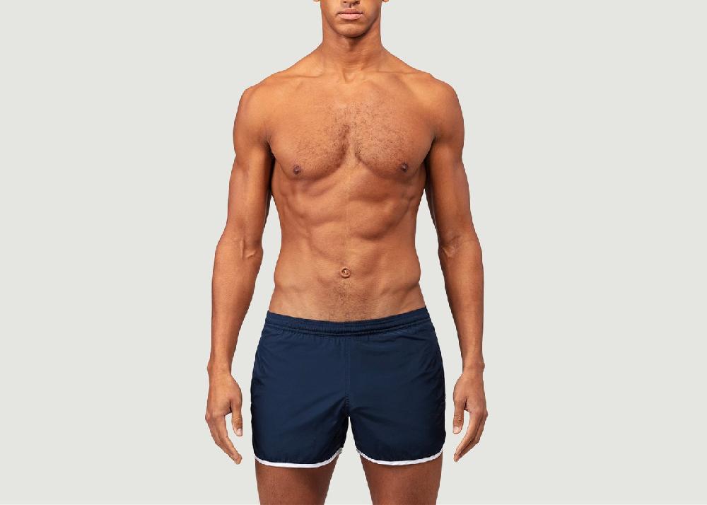 L'exception Short De Bain Marathon Bleu Marine Ron Dorff