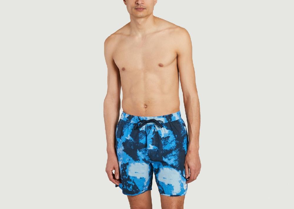 L'exception Short De Bain Motif Fantaisie Imprimé Knowledge Cotton Apparel