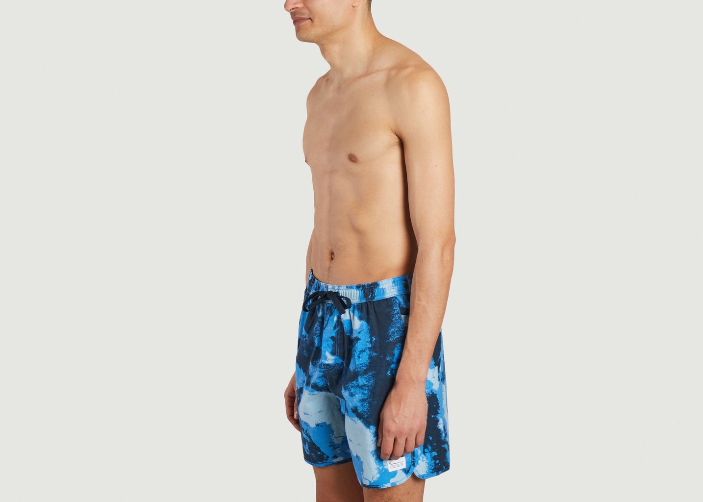 L'exception Short De Bain Motif Fantaisie Imprimé Knowledge Cotton Apparel