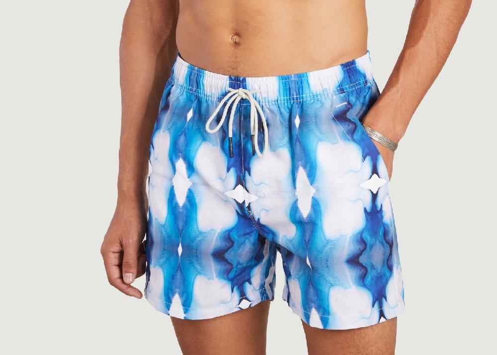 L'exception Short De Bain Ocean Eye Bleu OAS Company