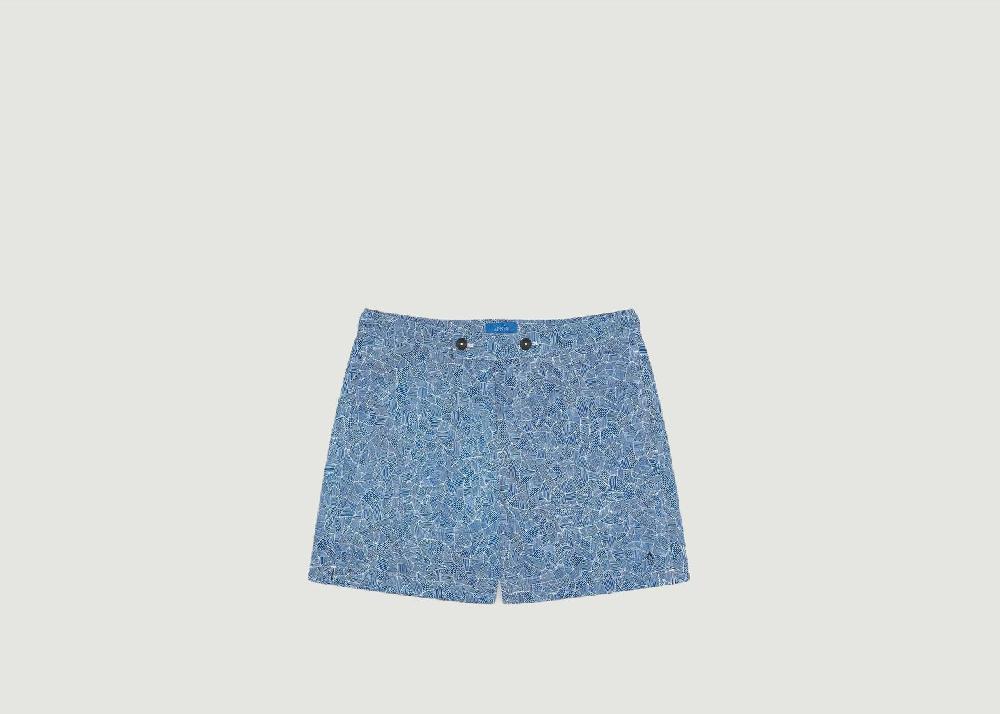 l'exception Short de bain Reflets Enzo Imprimé Apnee