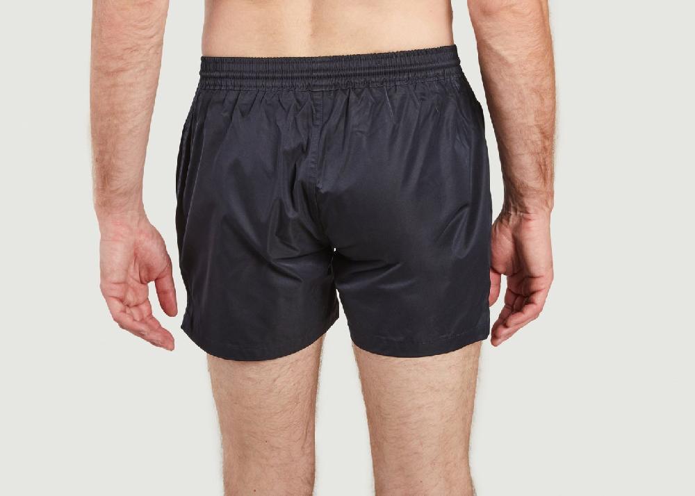 L'exception Short De Sport En Toile Respirante Bleu Marine Ron Dorff
