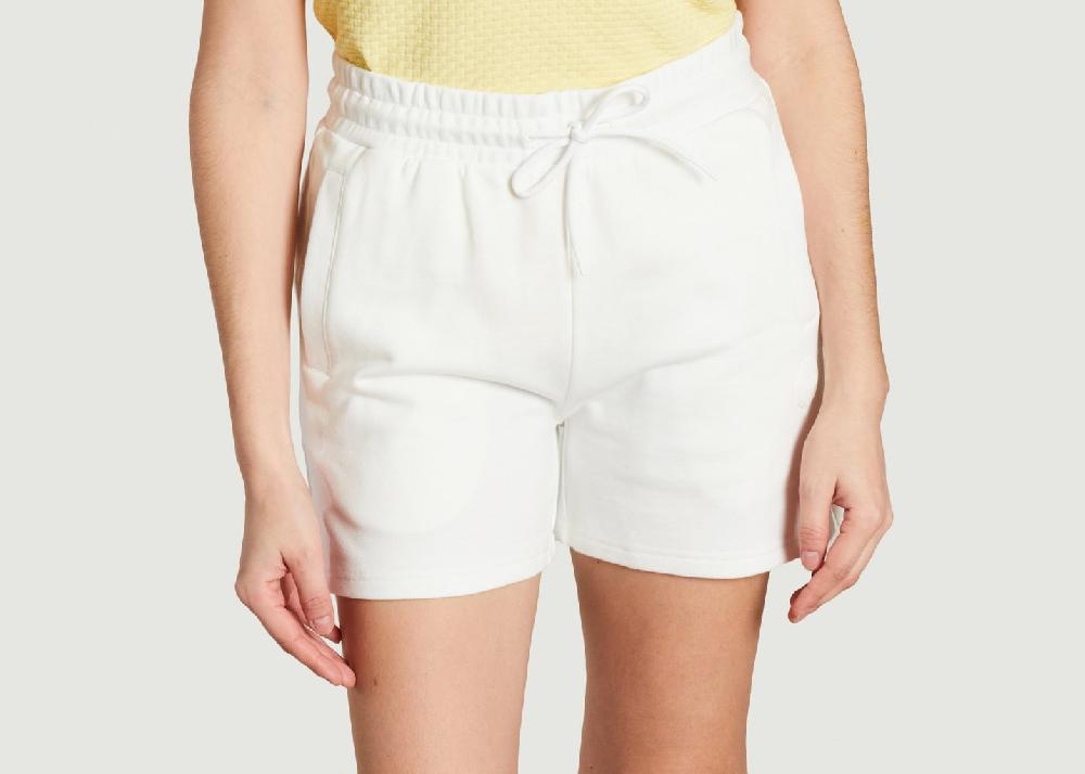 L'exception Short En Coton Molletonné Uni Blanc Colmar