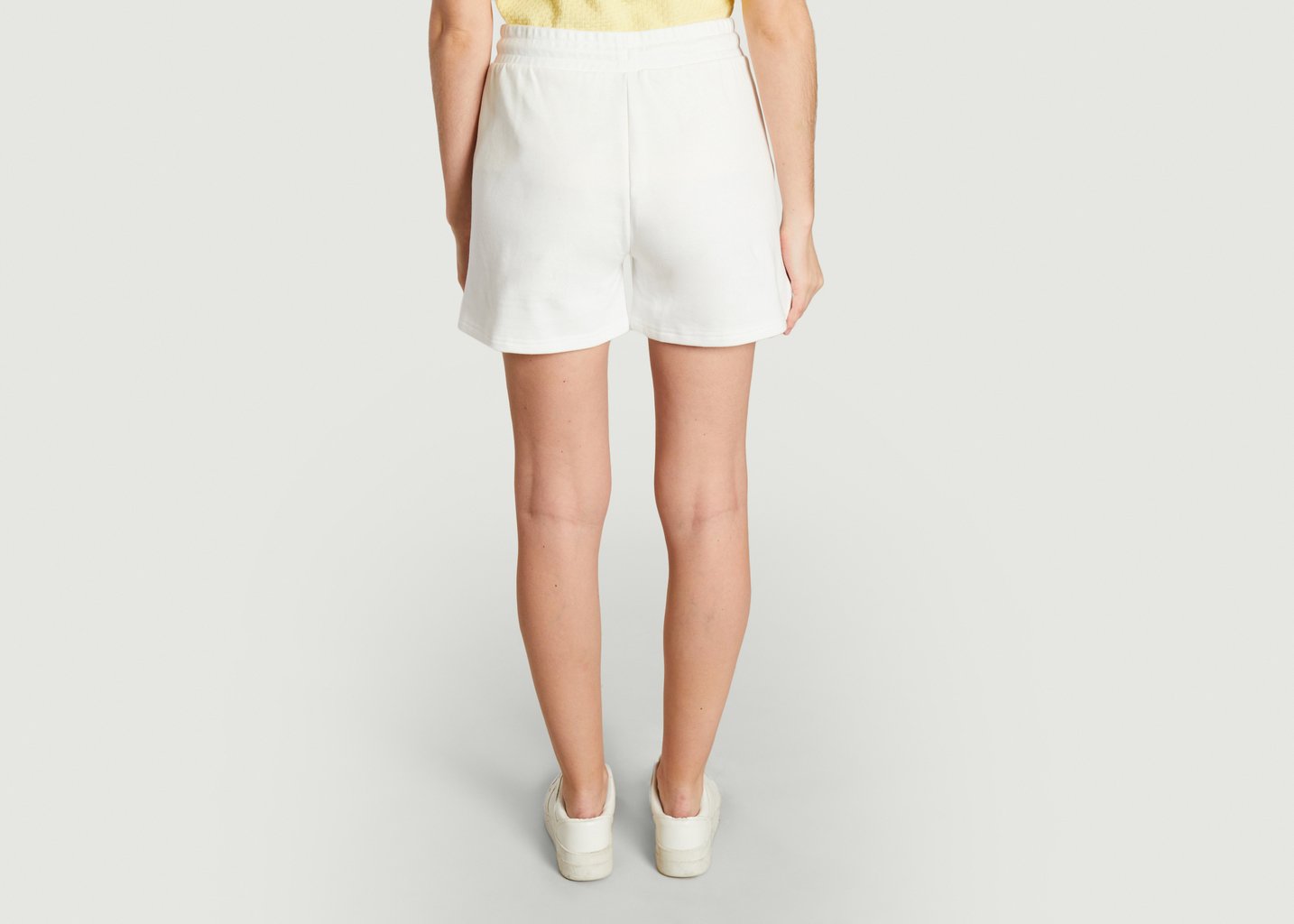 L'exception Short En Coton Molletonné Uni Blanc Colmar