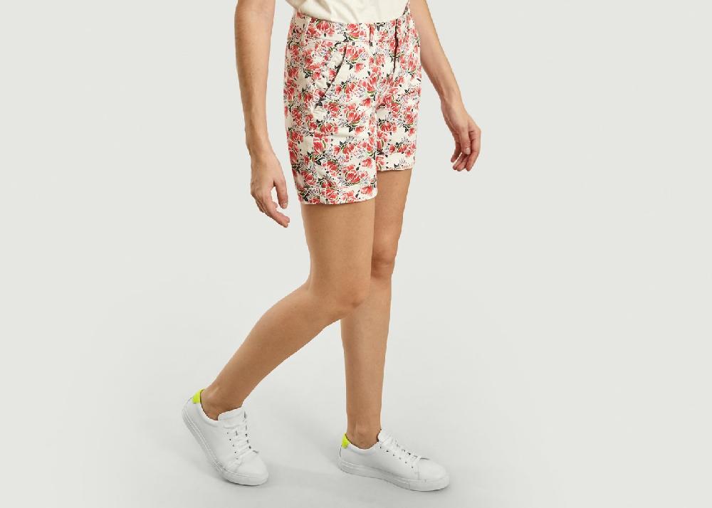 L'exception Short Imprimé Pivoines Selena Multicolore Reiko