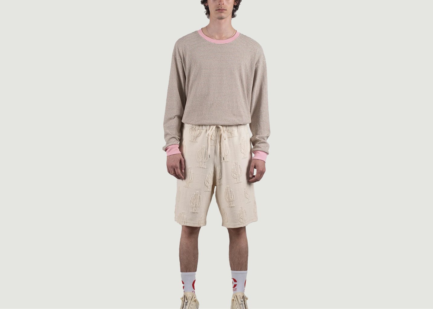 l'exception Short Lounge Cactus Tumbados Ivoire Crest