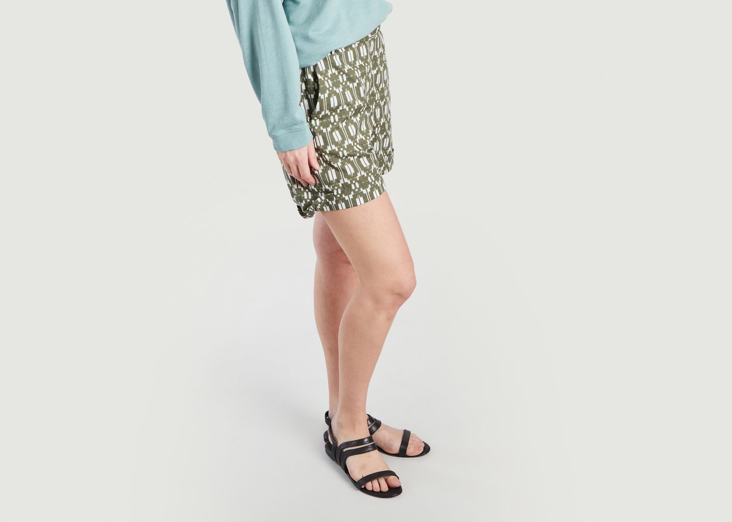 L'exception Short Motif Fantaisie Sonic Khaki Hartford