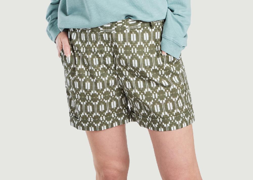 l'exception Short motif fantaisie Sonic Khaki Hartford