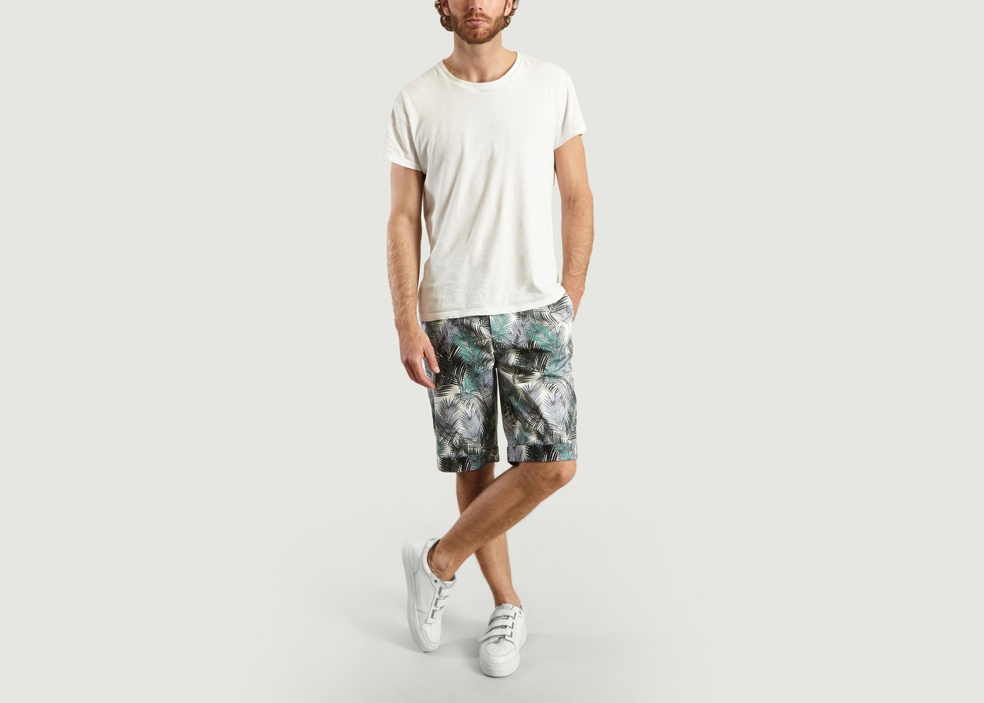 L'exception Short Print Palmiers Multicolore M.X Maxime Simoëns