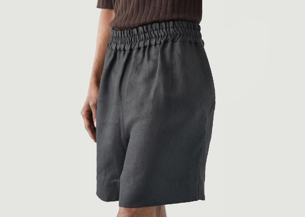 L'exception Short Shui Unisexe En Lin Noir Walkers Appeal