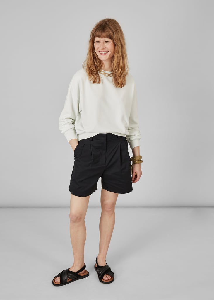 L'exception Short Taille Haute En Twill De Coton Noir L'Exception Paris