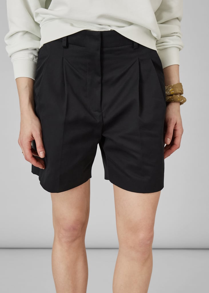 L'exception Short Taille Haute En Twill De Coton Noir L'Exception Paris