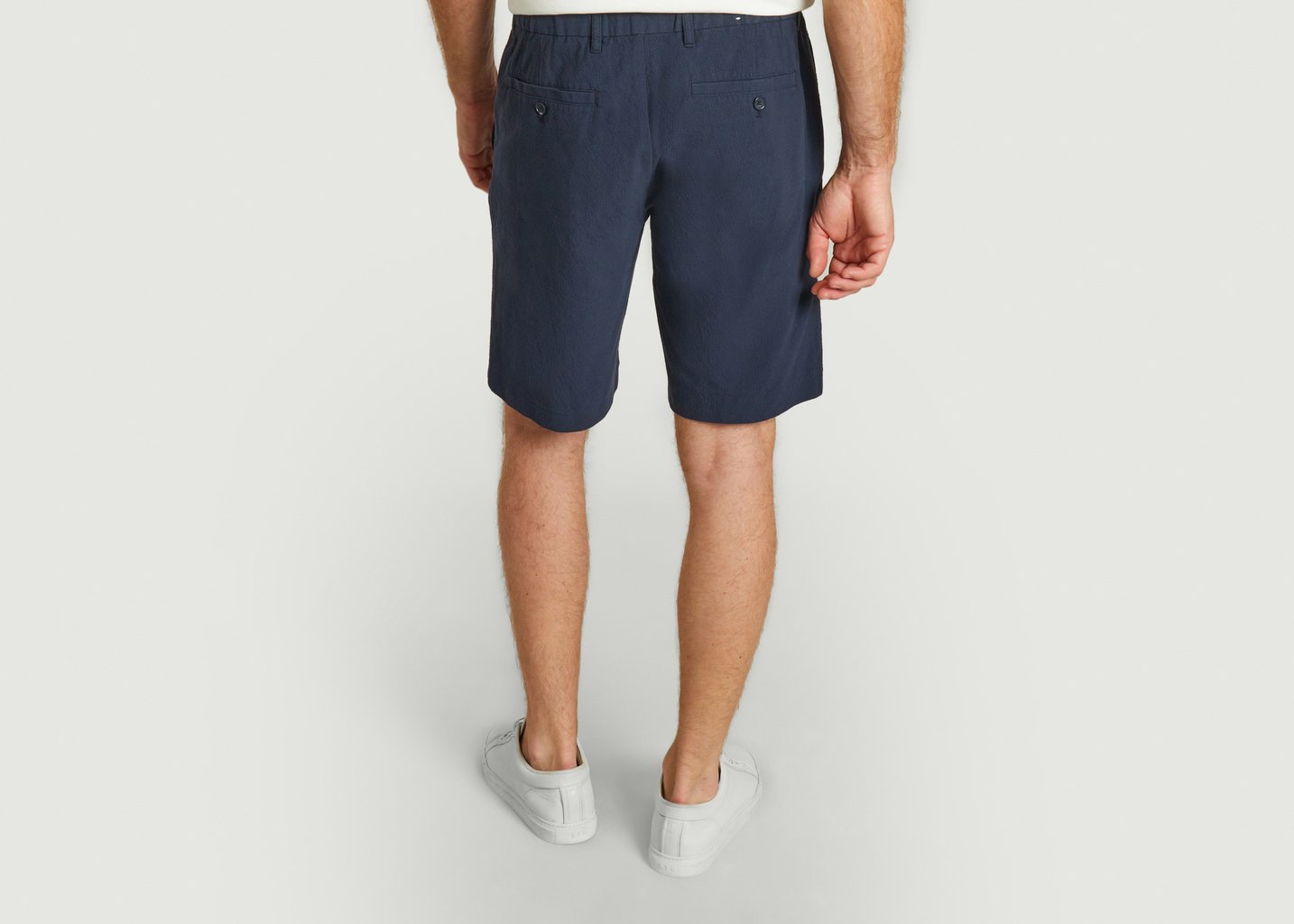 L'exception Short Theodor 1040 Bleu Marine No Nationality 07