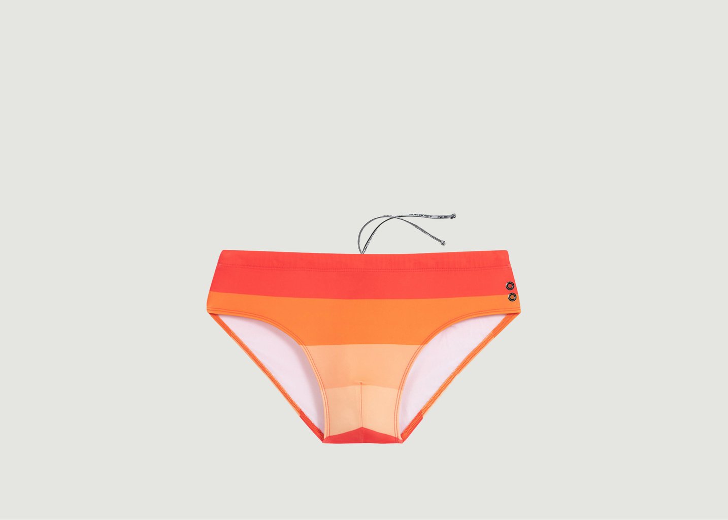 l'exception Slip de bain à grosses rayures Orange Ron Dorff