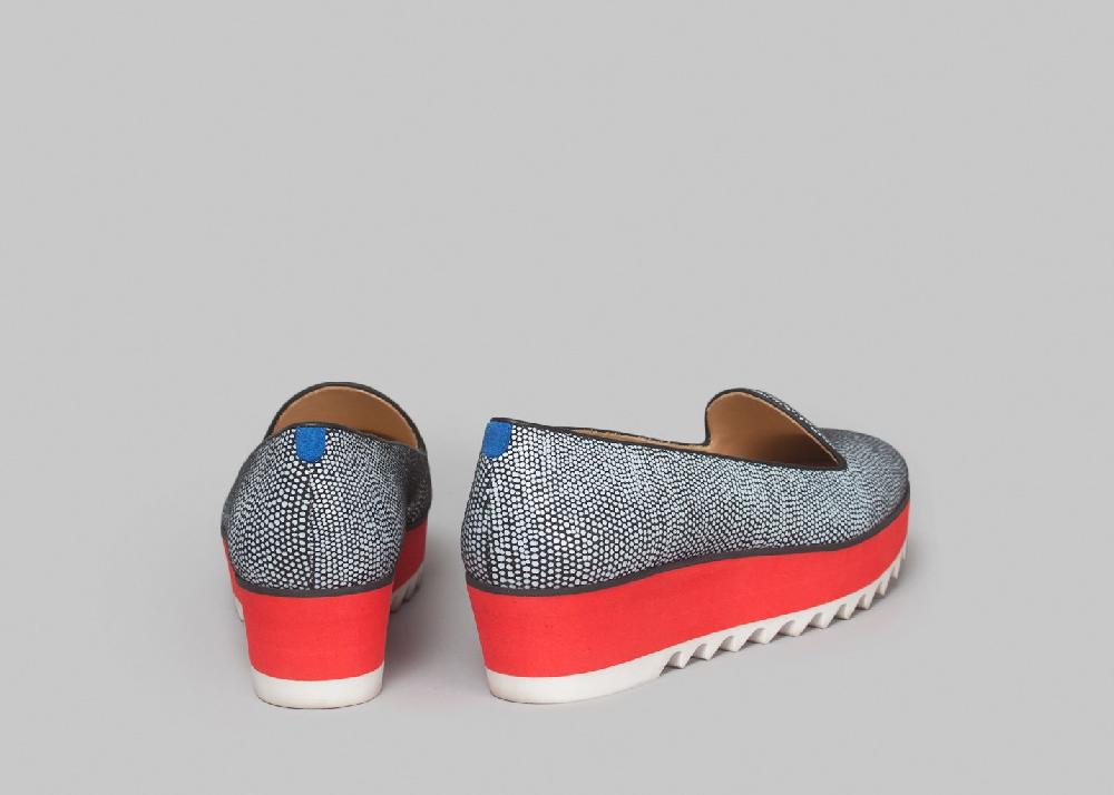 L'exception Slippers Albert Wedges Corail Chatelles