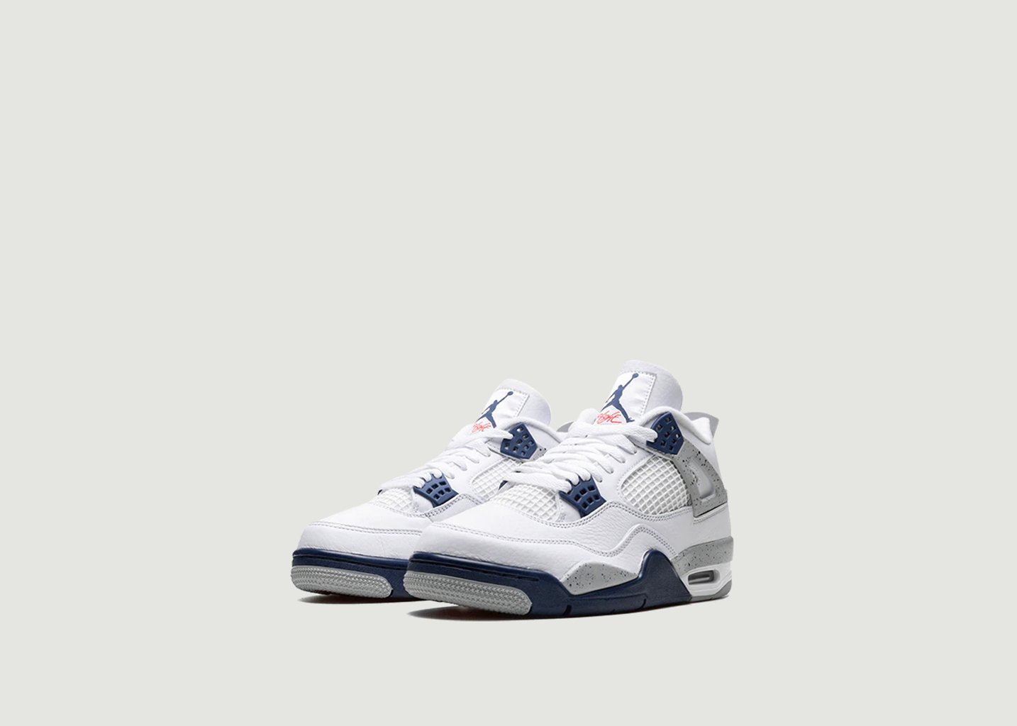 L'exception Sneakers Air Jordan 4 Midnight Navy (GS) Blanc Nike
