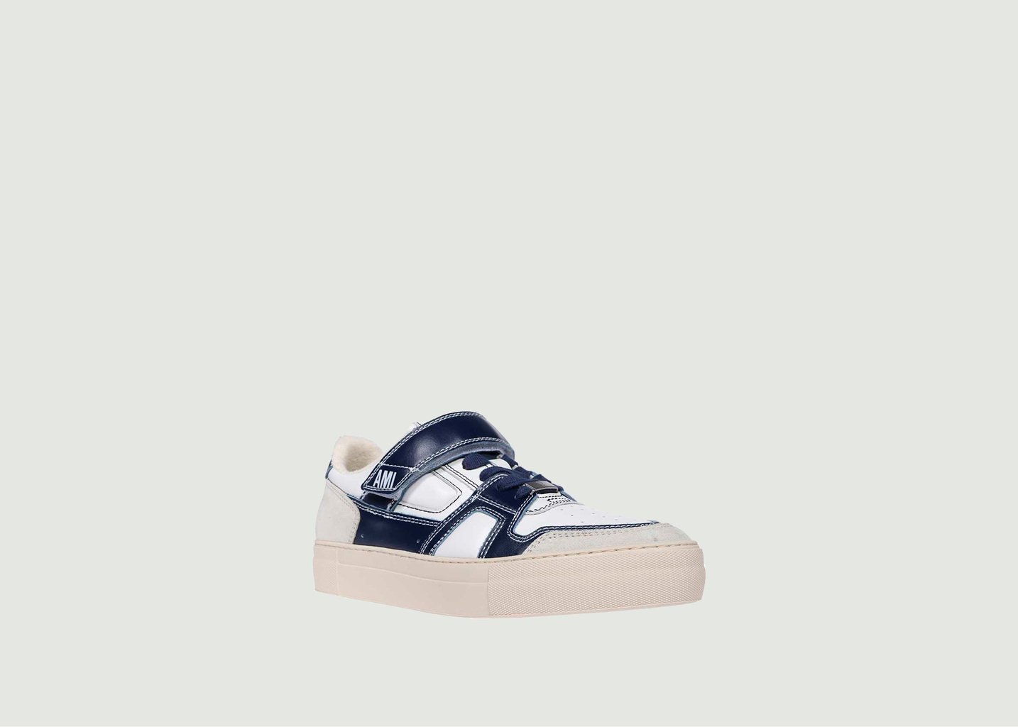 L'exception Sneakers Arcades Basses Bleu Marine AMI Paris