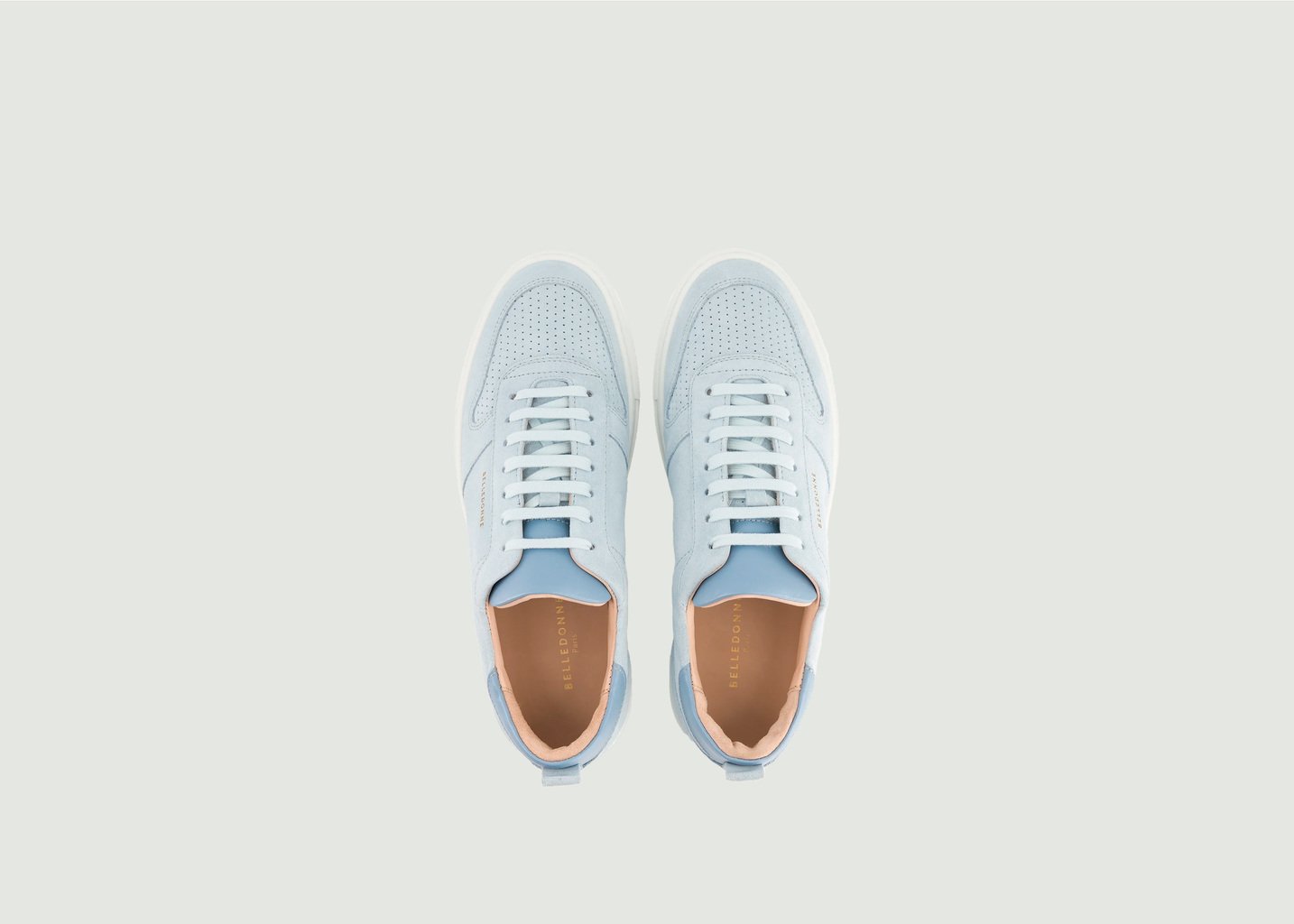 L'exception Sneakers B0 Bleu Clair Belledonne Paris