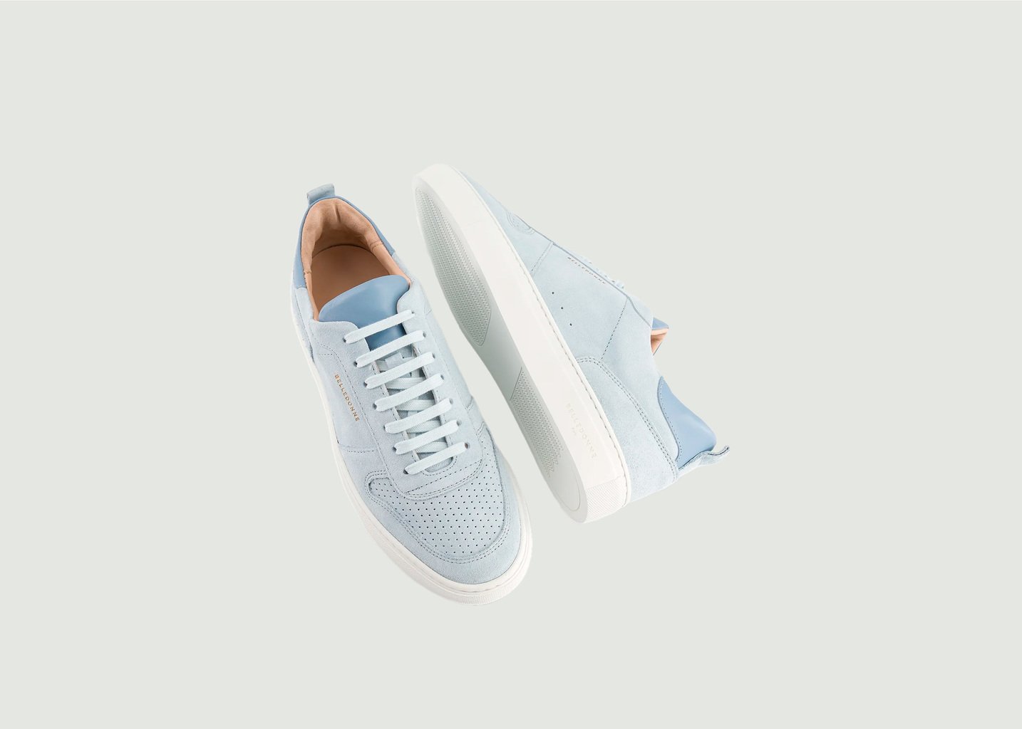 L'exception Sneakers B0 Bleu Clair Belledonne Paris