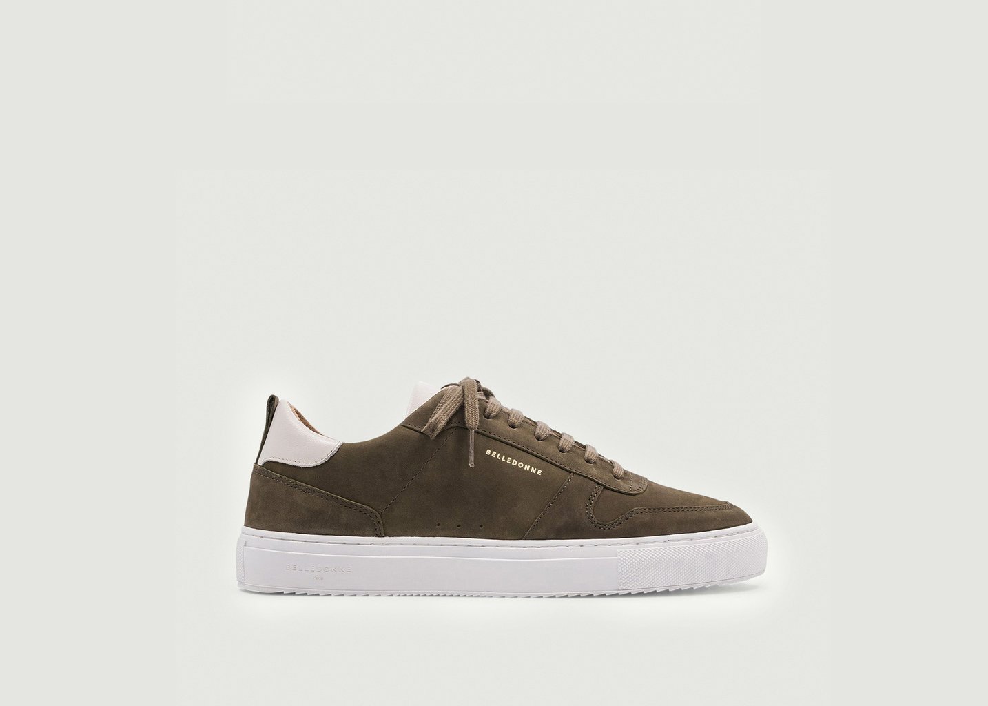 l'exception Sneakers B0 Nubuck Olive Belledonne Paris