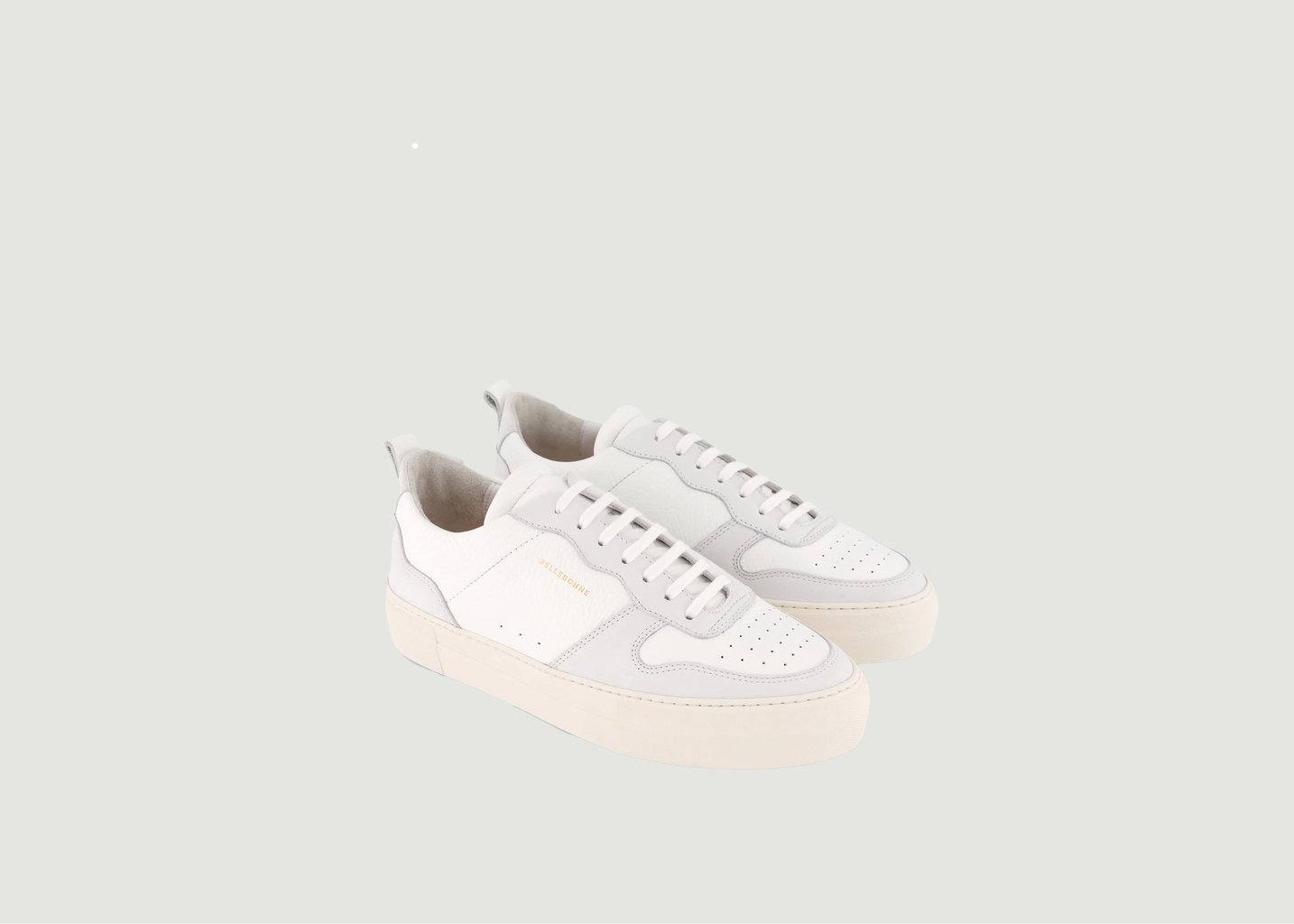 l'exception Sneakers B0 Playground White Tumbled Blanc Belledonne Paris