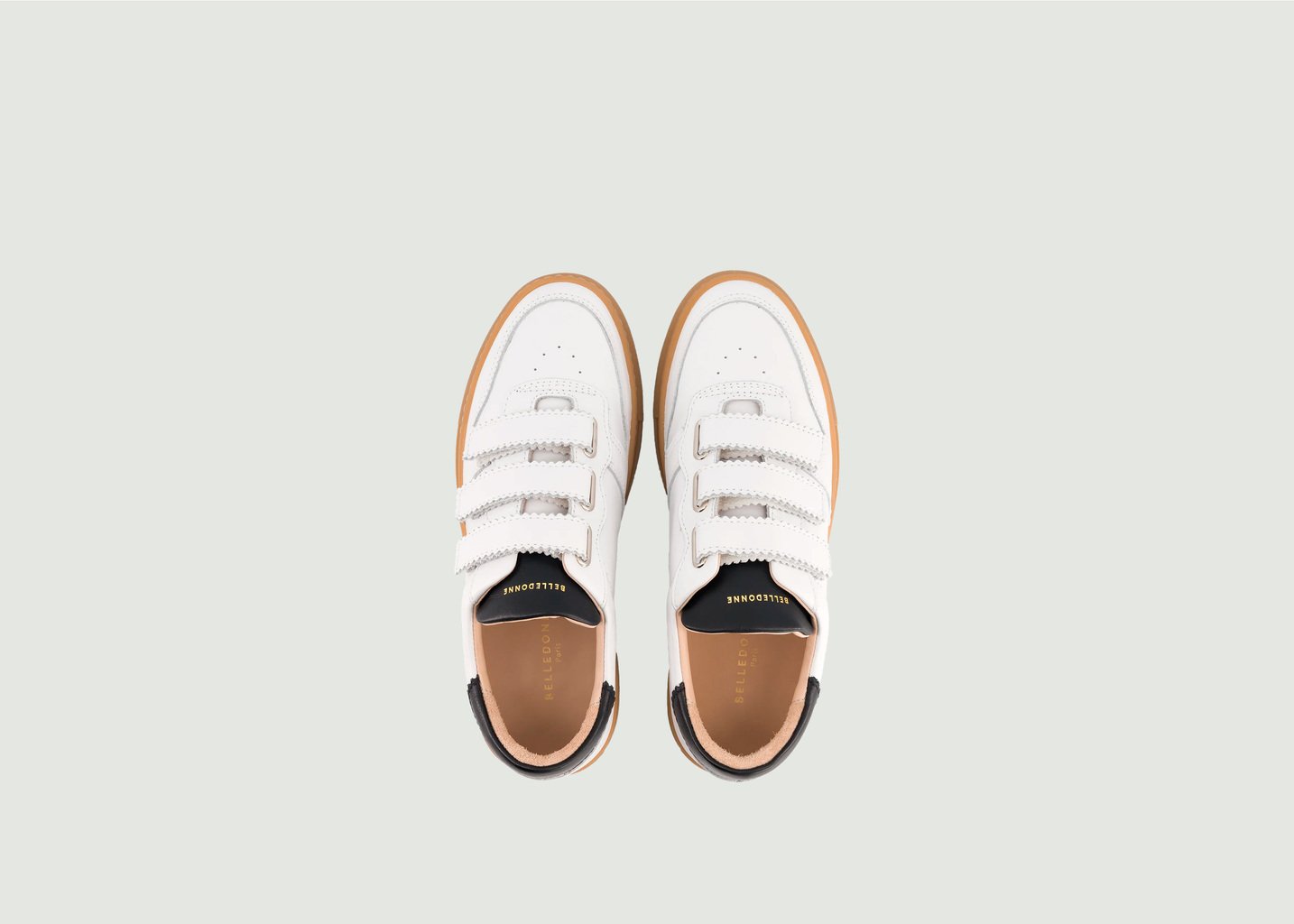 L'exception Sneakers B0 Velcro Noir Belledonne Paris