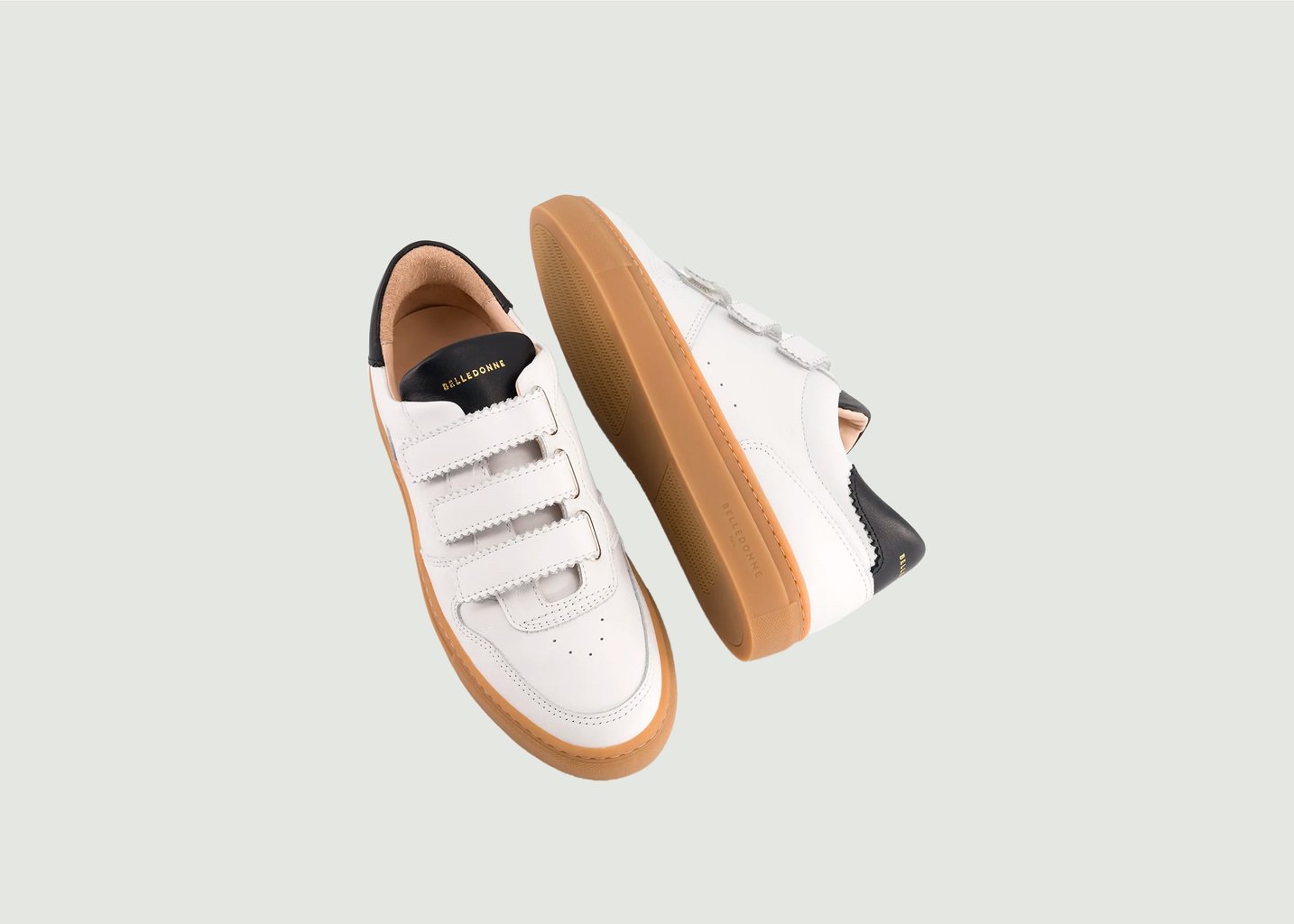 L'exception Sneakers B0 Velcro Noir Belledonne Paris