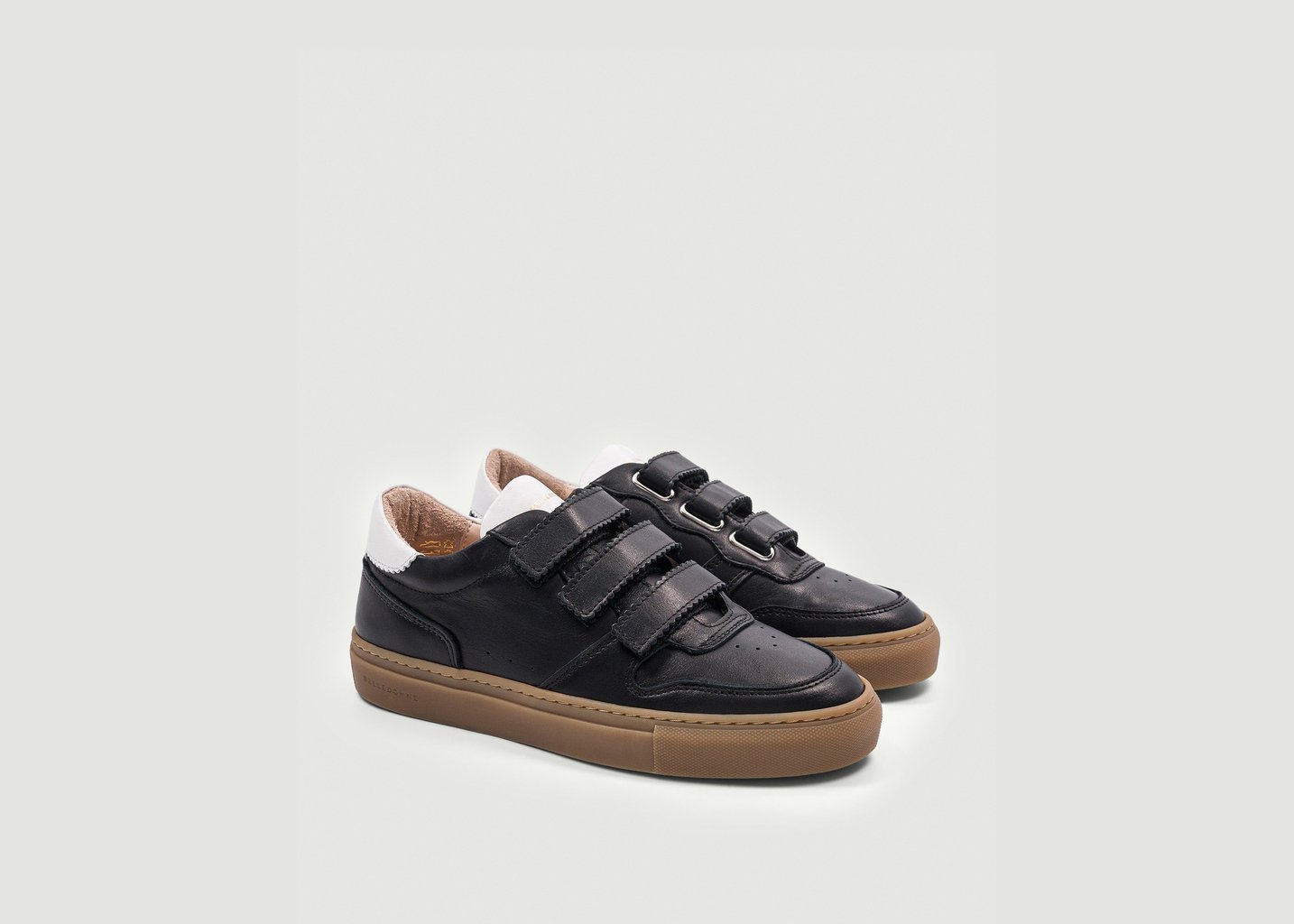 L'exception Sneakers B0 Velcro Noir Belledonne Paris