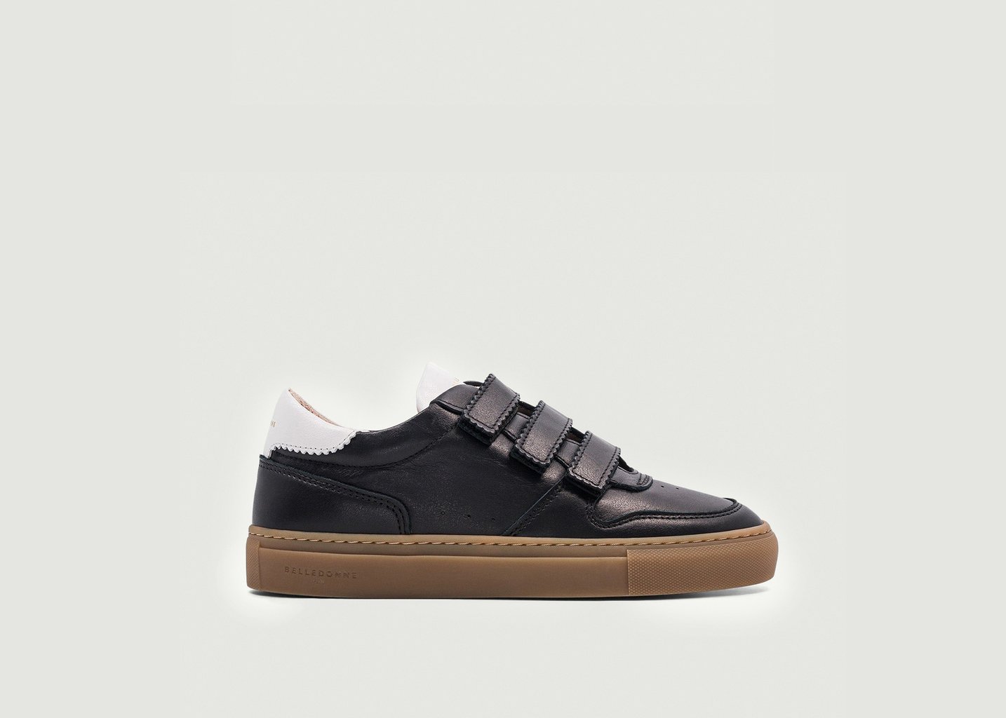 l'exception Sneakers B0 Velcro Noir Belledonne Paris