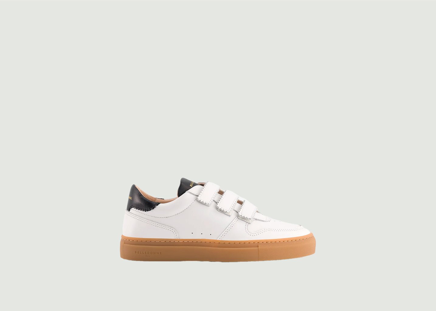 l'exception Sneakers B0 Velcro Noir Belledonne Paris